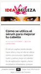 Mobile Screenshot of ideasdebelleza.es